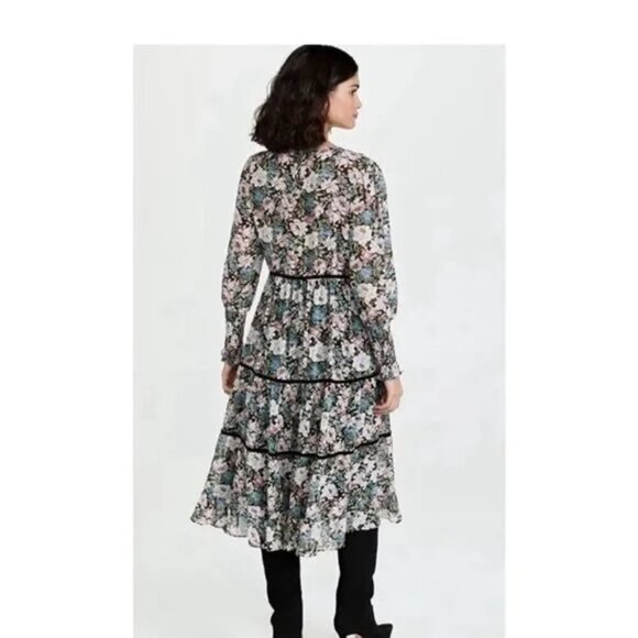 En Saison Floral Print Midi-Dress Size XS - Picture 2 of 14